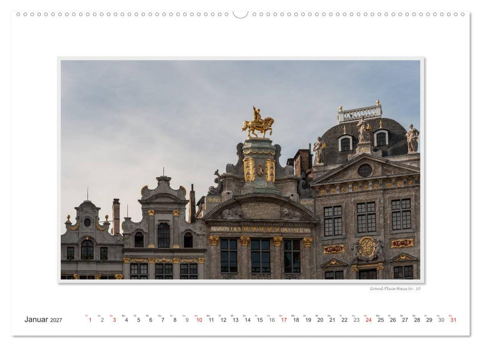 Emotionale Momente: Brüssel - Hauptstadt Europas (CALVENDO Wandkalender 2027)