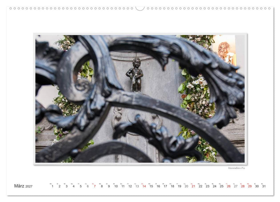 Emotionale Momente: Brüssel - Hauptstadt Europas (CALVENDO Wandkalender 2027)