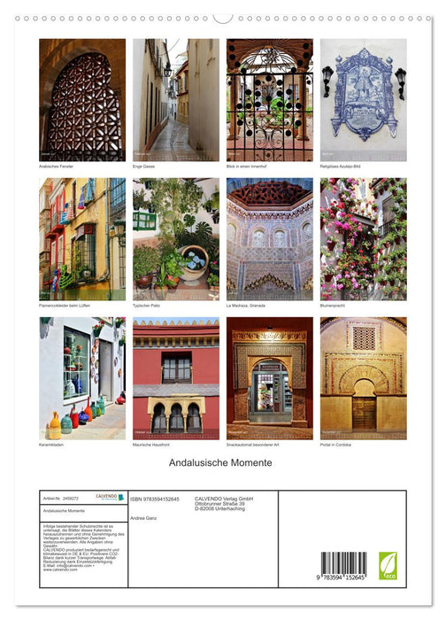 Andalusische Momente (CALVENDO Premium Wandkalender 2027)