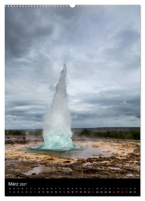 Island - Landschaften vom Wasser geprägt (CALVENDO Wandkalender 2027)