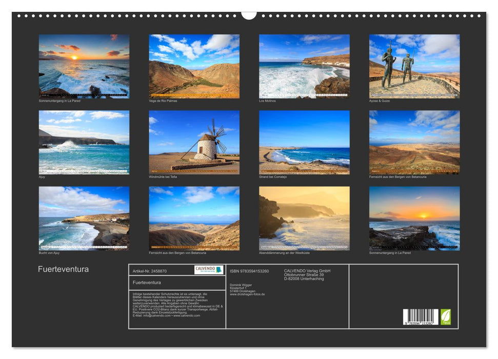 Fuerteventura (CALVENDO Wandkalender 2027)