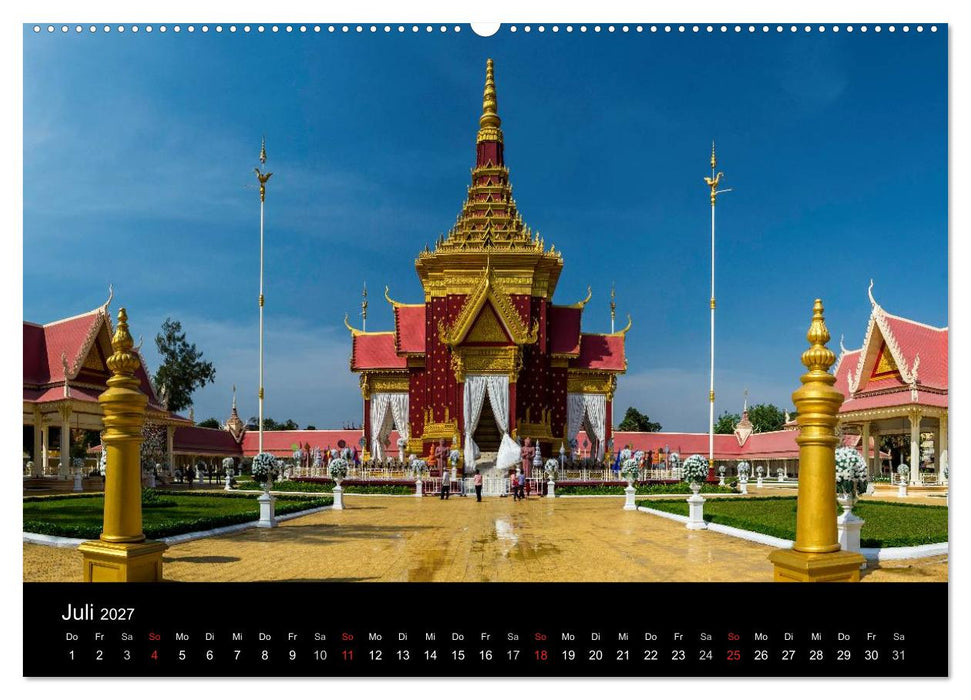 Kambodscha: das Königreich der Wunder (CALVENDO Premium Wandkalender 2027)