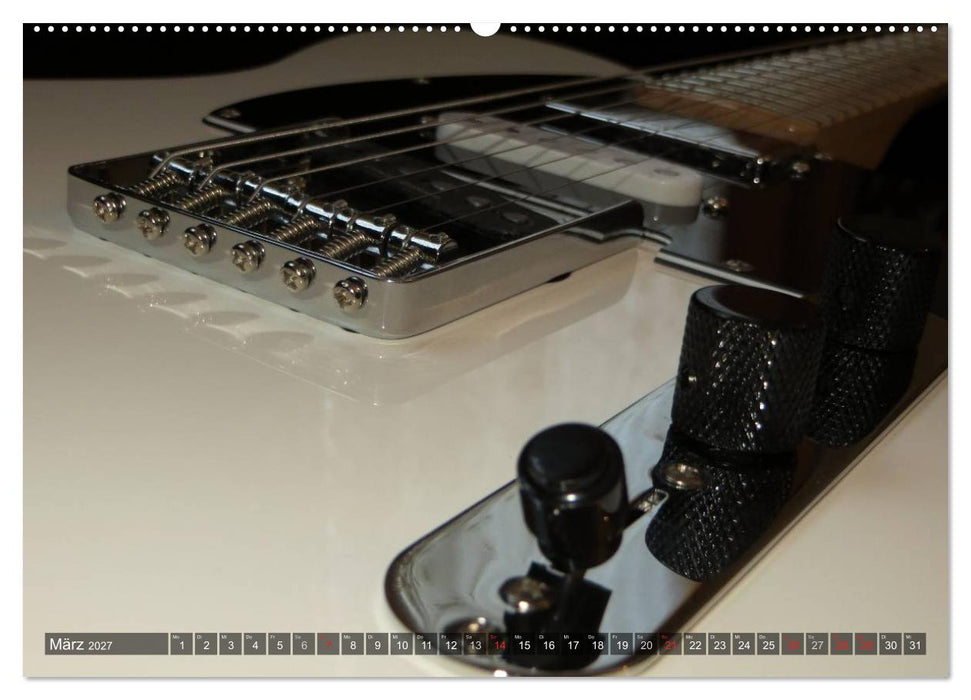 GITARREN Closeups (CALVENDO Premium Wandkalender 2027)