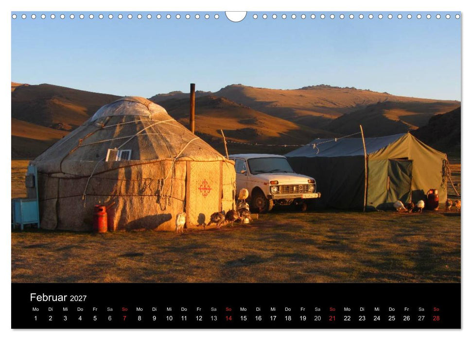 Kirgistan 2027 (CALVENDO Wandkalender 2027)