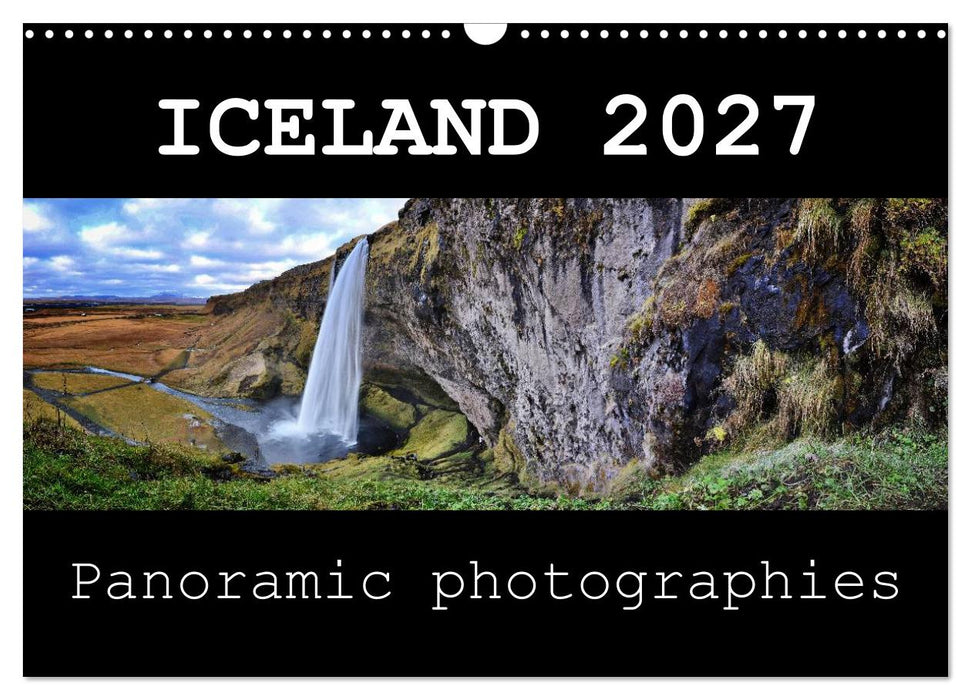 Iceland - Panoramic photographies (CALVENDO Monthly Calendar 2027)