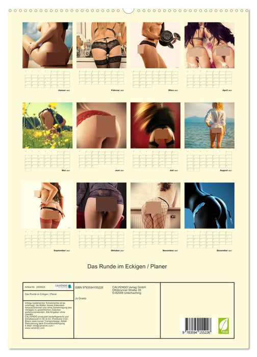 Das Runde im Eckigen / Planer (CALVENDO Premium Wandkalender 2027)