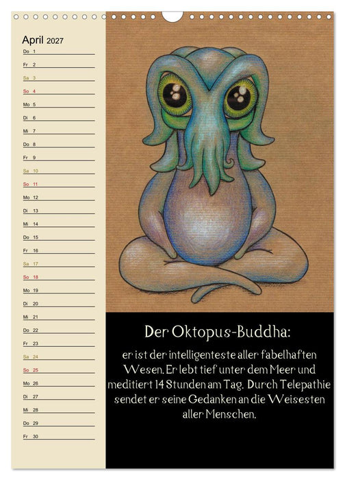 Fabelhafte Wesen / Geburtstagskalender (CALVENDO Wandkalender 2027)