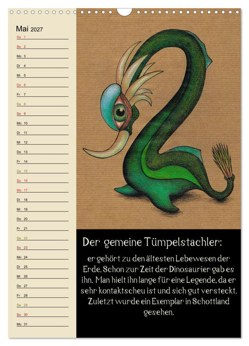 Fabelhafte Wesen / Geburtstagskalender (CALVENDO Wandkalender 2027)