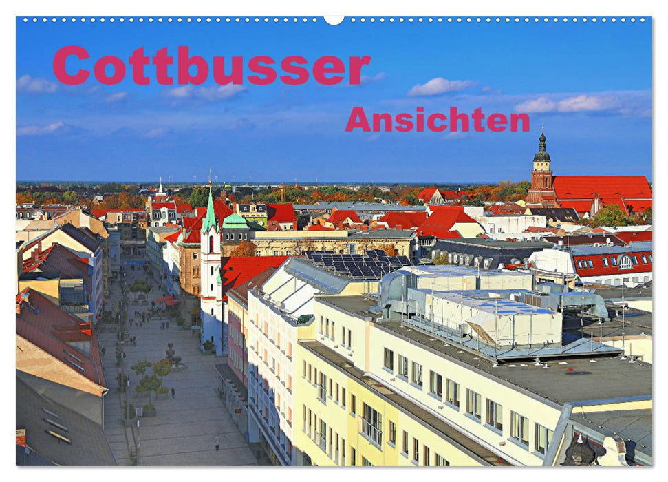 Cottbusser Ansichten (CALVENDO Wandkalender 2027)