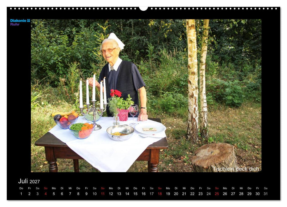 "Schönheit im Alter" - die Feierabendhäuser zu Gast im Märchenland der Brüder Grimm (CALVENDO Premium Wandkalender 2027)