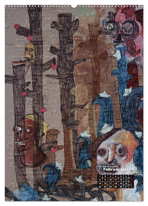 Graffiti & Streetart 2027 (CALVENDO Premium Wandkalender 2027)