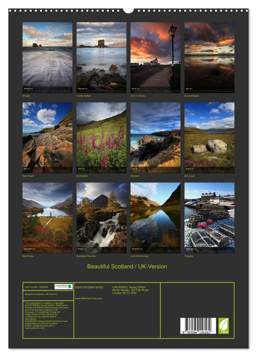 Beautiful Scotland / UK-Version (CALVENDO Premium-Calendar 2027)