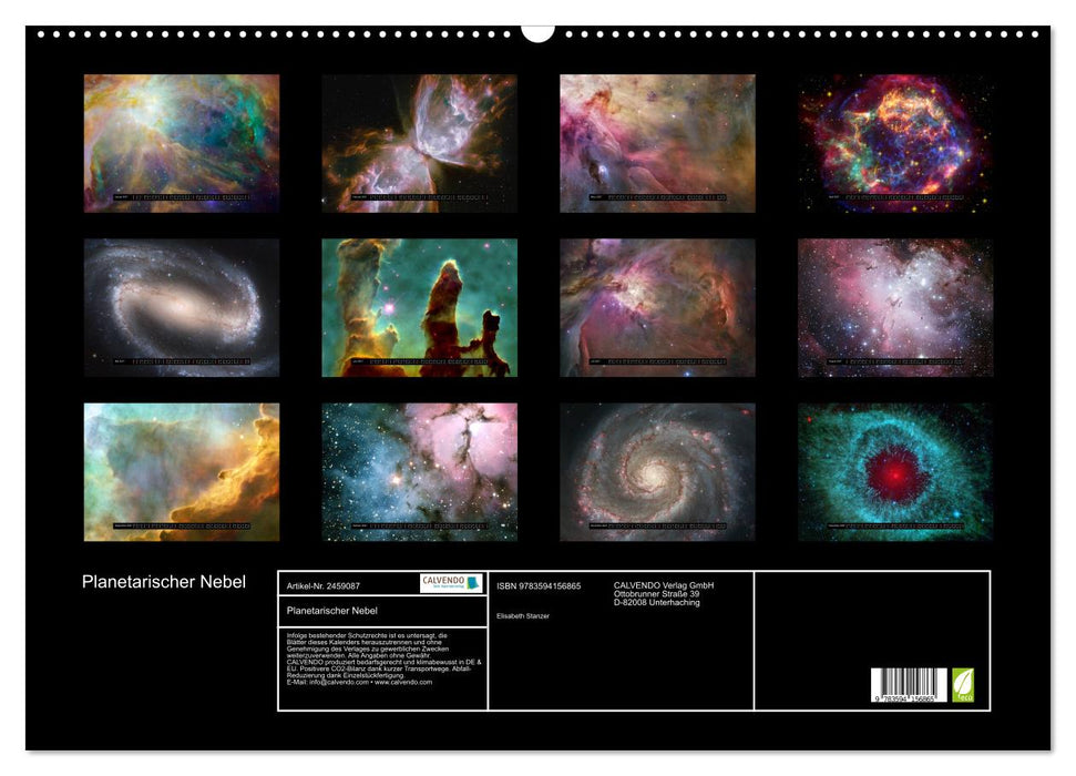 Planetarischer Nebel (CALVENDO Wandkalender 2027)
