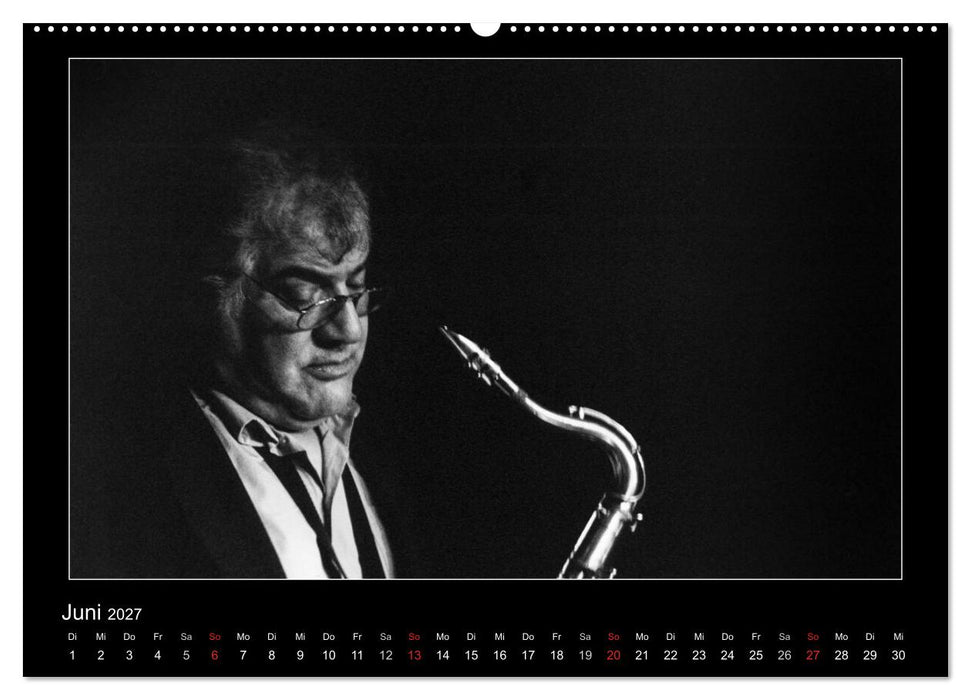 Jazz onstage (CALVENDO Premium Wandkalender 2027)