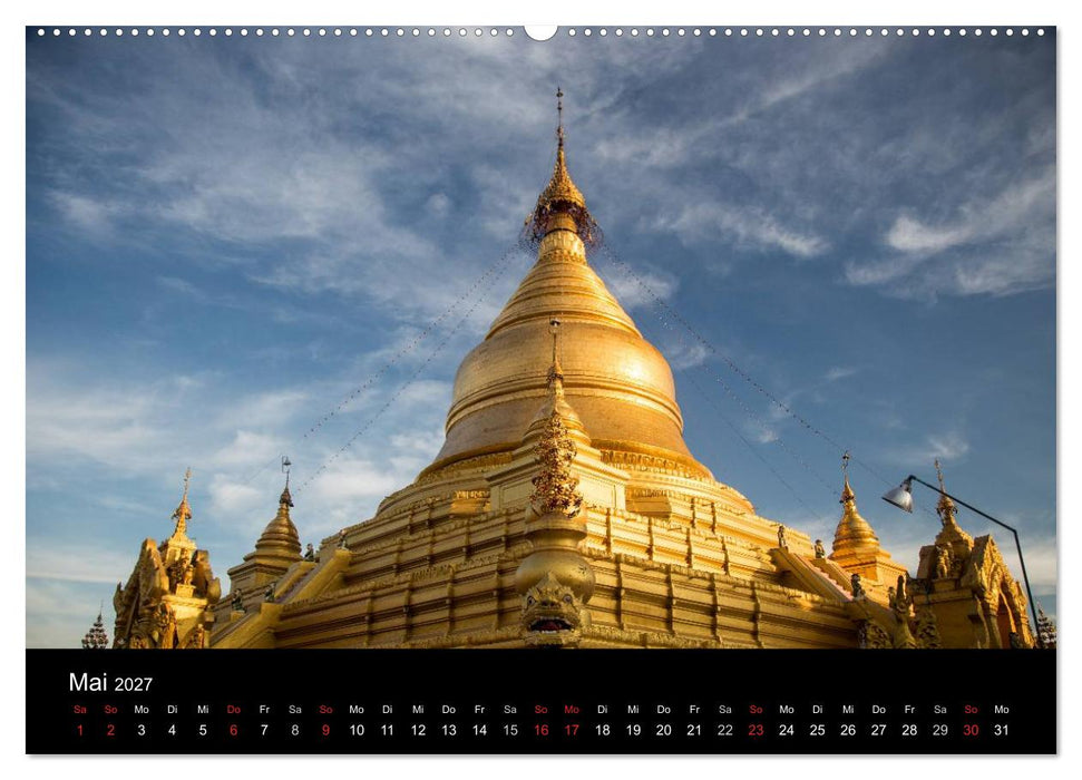 Myanmar 2027 (CALVENDO Premium Wandkalender 2027)