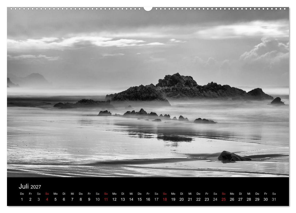 Das Licht in Schwarz und Weiß (CALVENDO Premium Wandkalender 2027)