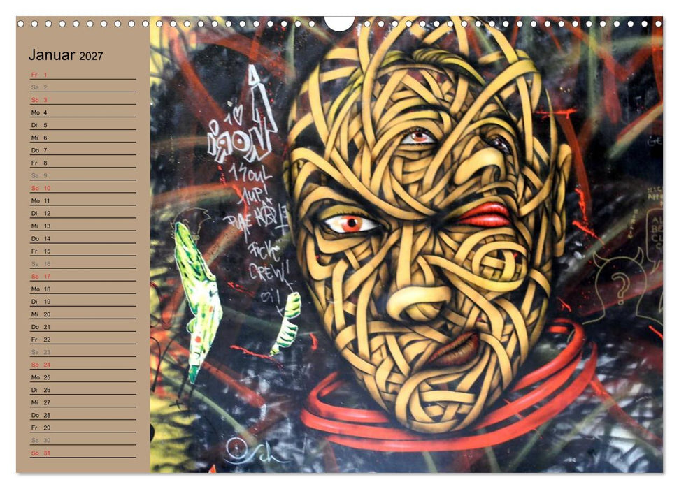 Street-Art Berlin (CALVENDO Wandkalender 2027)