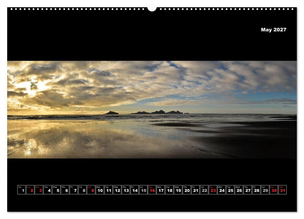 Iceland - Panoramic photographies (CALVENDO Premium-Calendar 2027)