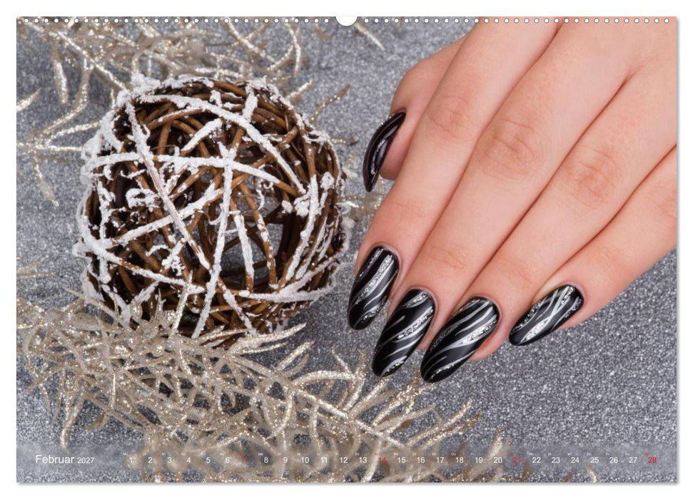 Vergängliche Kunst - Nailart Episode 1 (CALVENDO Wandkalender 2027)