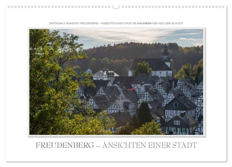 Emotionale Momente: Freudenberg – Ansichten einer Stadt. (CALVENDO Wandkalender 2027)