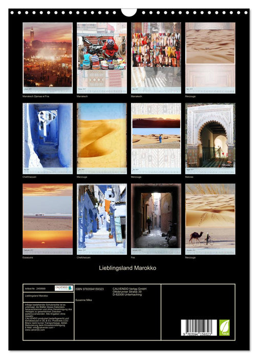 Lieblingsland Marokko (CALVENDO Wandkalender 2027)