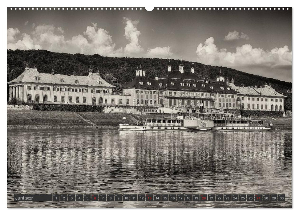 Schaufelraddampfer der Sächsischen Dampfschiffahrt (CALVENDO Wandkalender 2027)