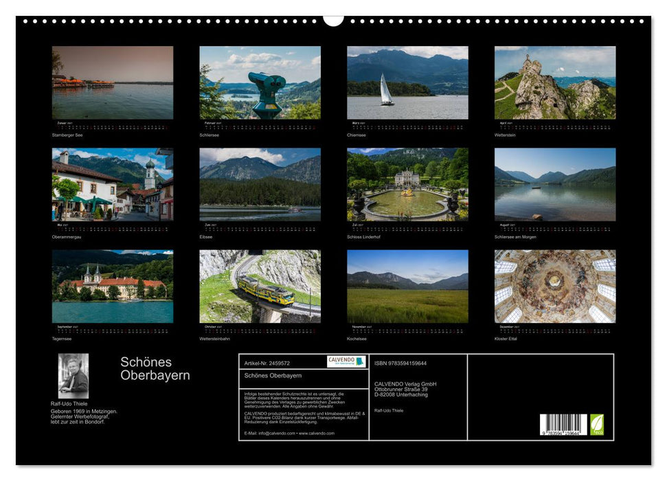 Schönes Oberbayern (CALVENDO Wandkalender 2027)
