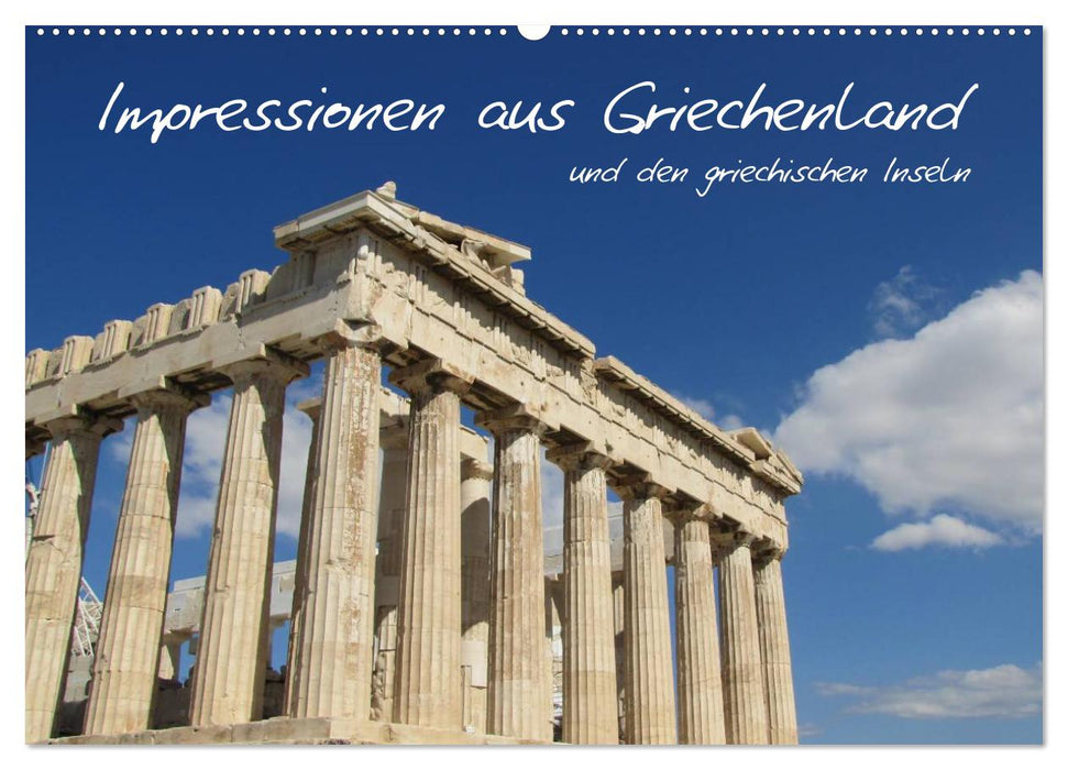 Impressionen aus Griechenland (CALVENDO Wandkalender 2027)
