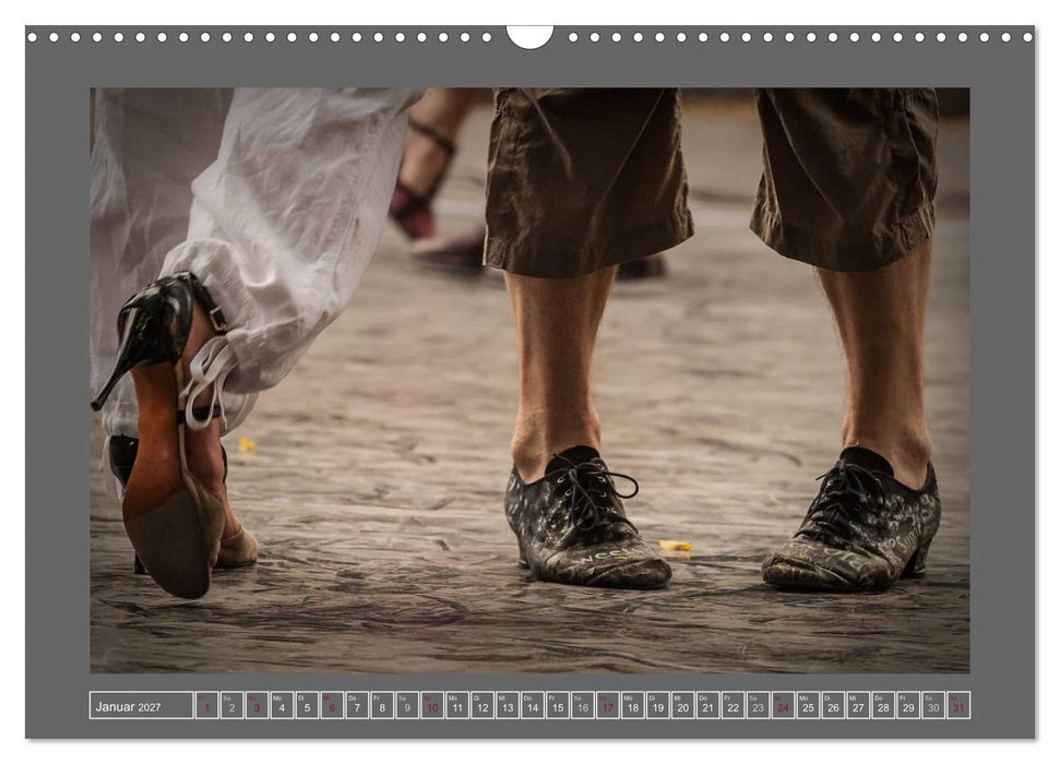 Tango feet (CALVENDO Wandkalender 2027)