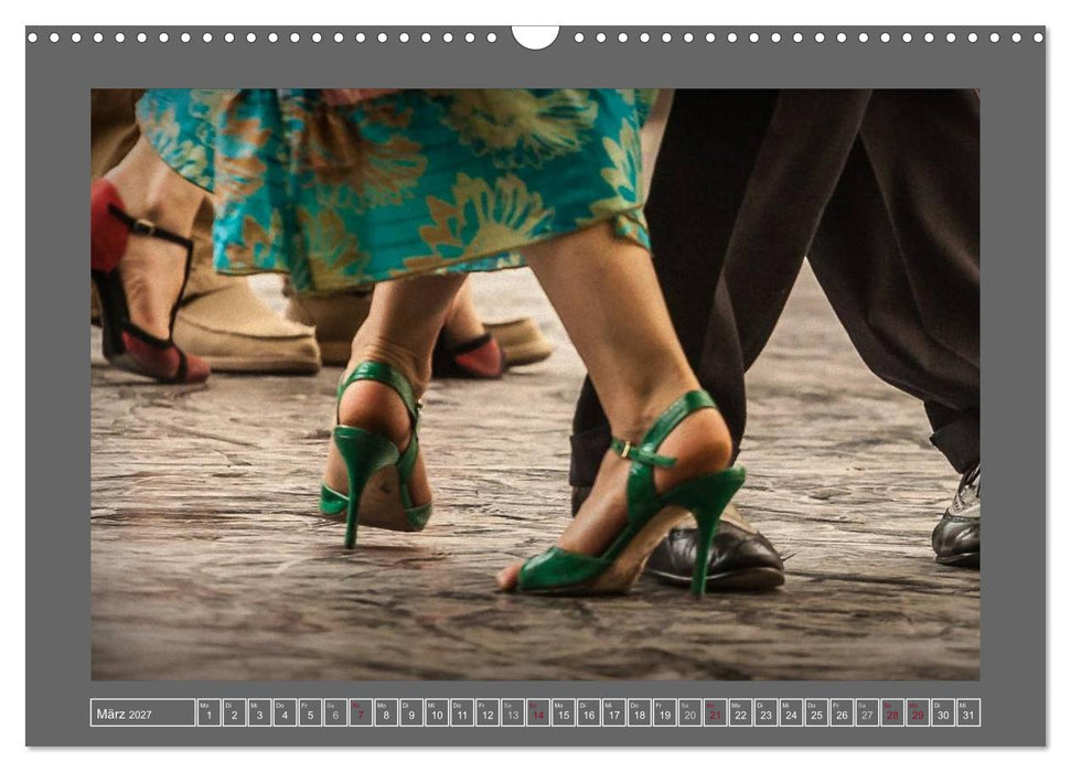 Tango feet (CALVENDO Wandkalender 2027)