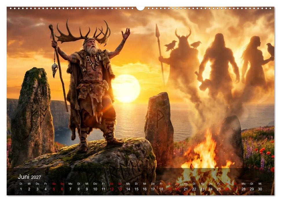 Nebel der Götter - Der Fantasy-Kalender (CALVENDO Premium Wandkalender 2027)