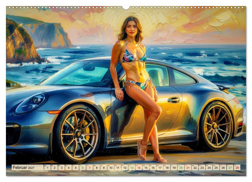 Angelehnt an den Porsche 911 (CALVENDO Premium Wandkalender 2027)
