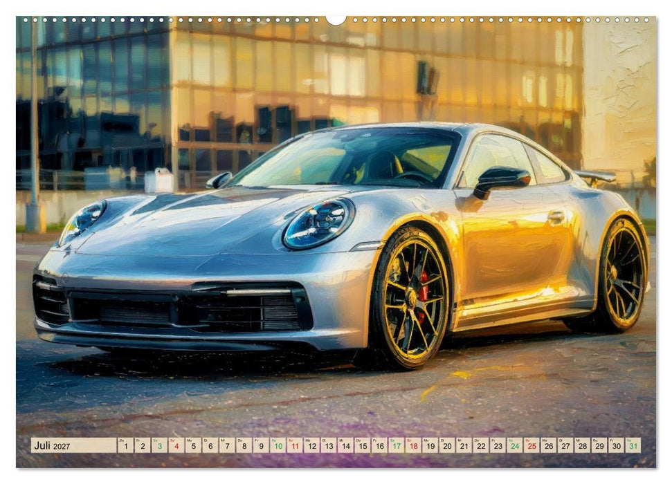 Angelehnt an den Porsche 911 (CALVENDO Premium Wandkalender 2027)