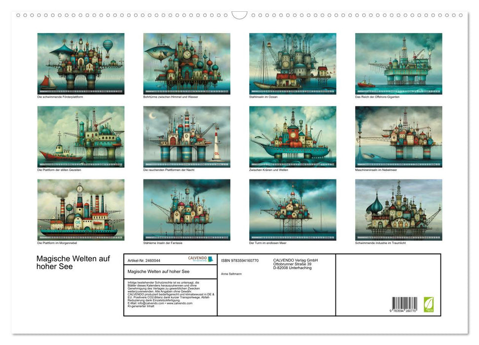 Magische Welten auf hoher See (CALVENDO Wandkalender 2027)