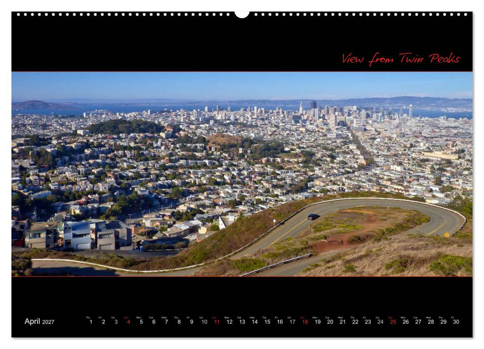 SAN FRANCISCO Panoramic Highlights (CALVENDO Premium-Calendar 2027)
