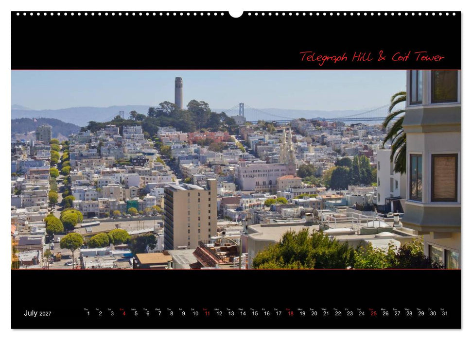 SAN FRANCISCO Panoramic Highlights (CALVENDO Premium-Calendar 2027)