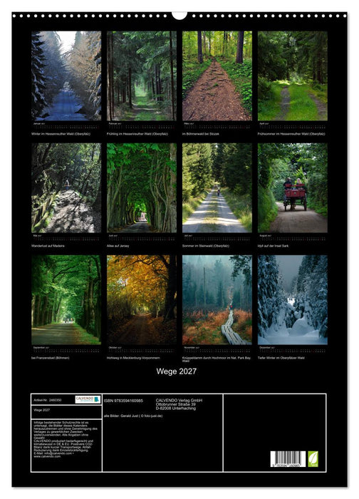 Wege 2027 (CALVENDO Wandkalender 2027)