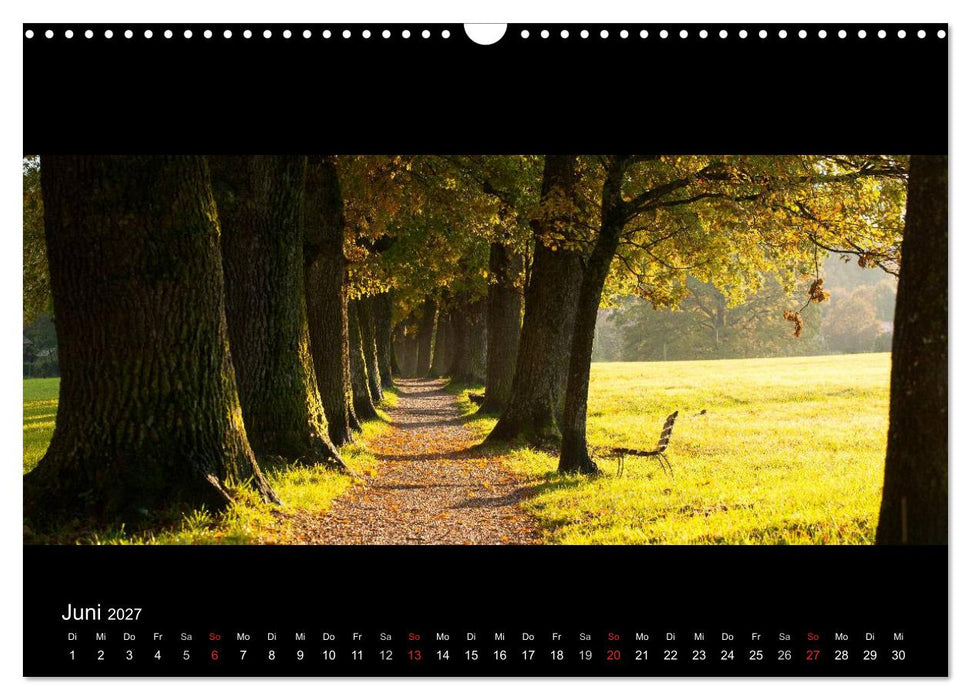Alpenrand zwischen Isar und Lech (CALVENDO Wandkalender 2027)
