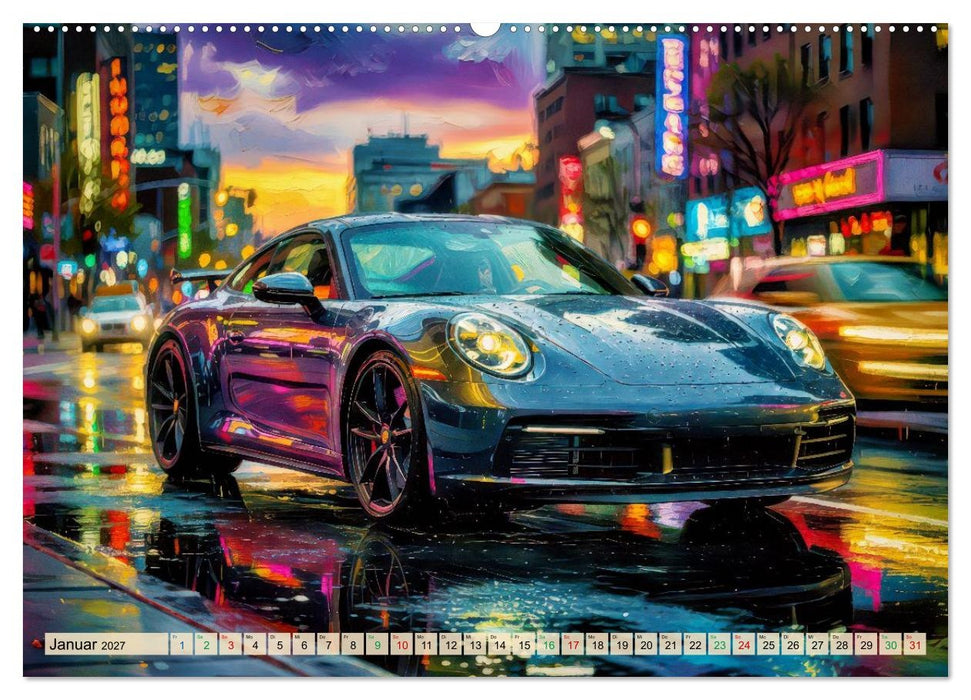 Angelehnt an den Porsche 911 (CALVENDO Wandkalender 2027)