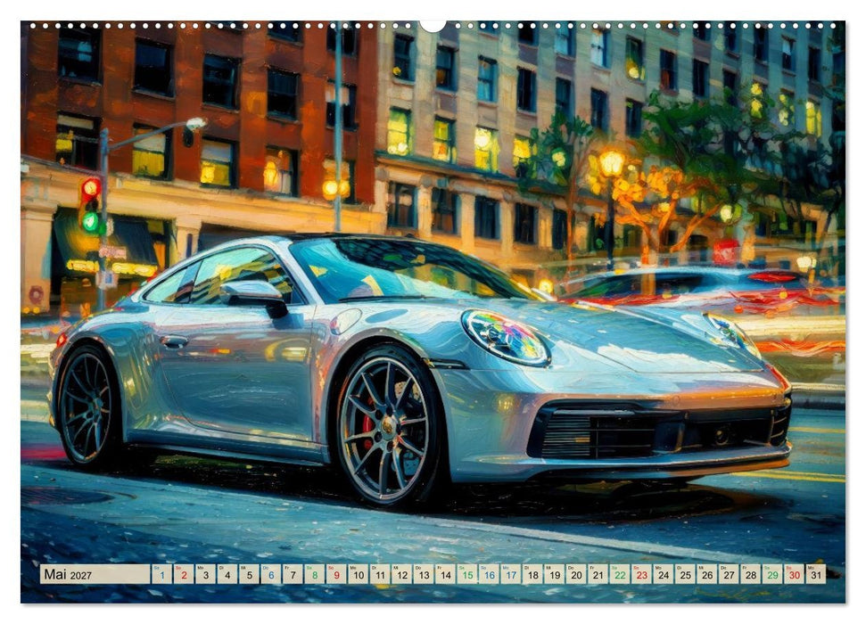 Angelehnt an den Porsche 911 (CALVENDO Wandkalender 2027)