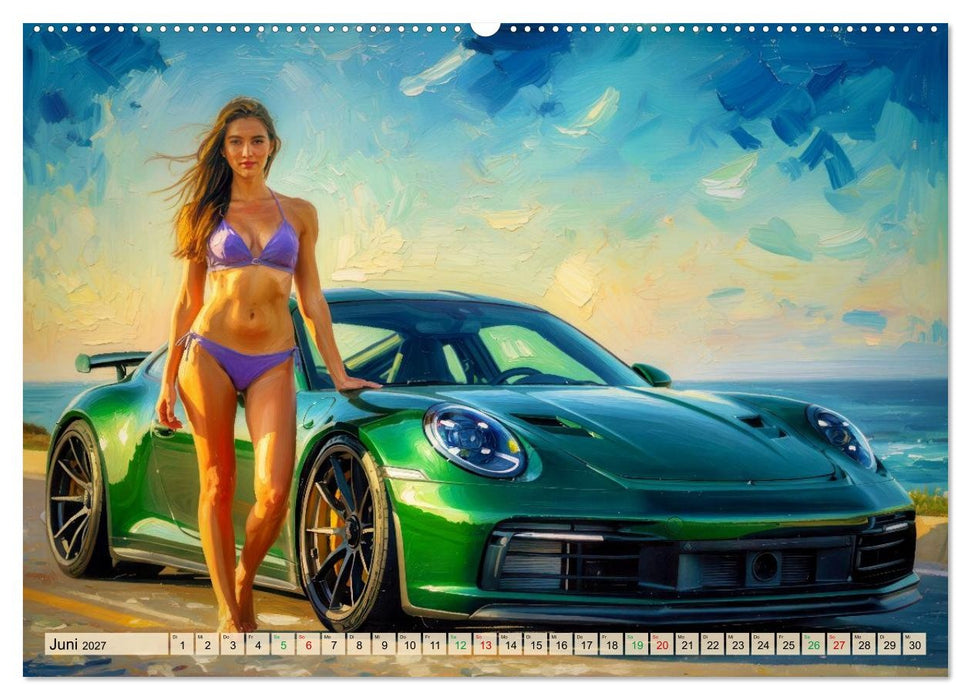 Angelehnt an den Porsche 911 (CALVENDO Wandkalender 2027)