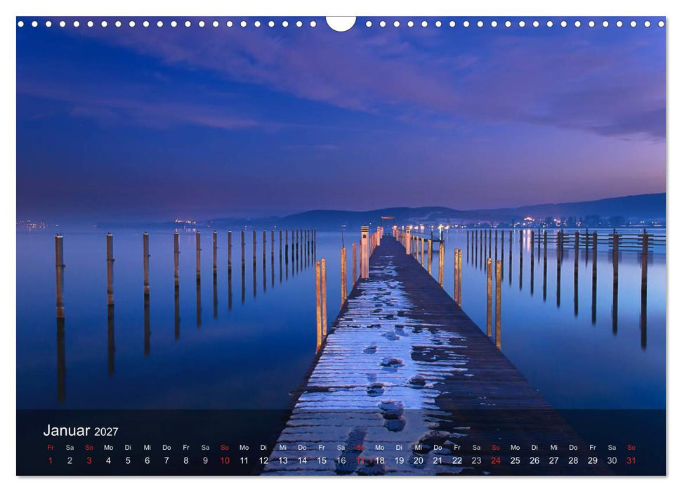 Stimmungsvoller Bodensee (CALVENDO Wandkalender 2027)