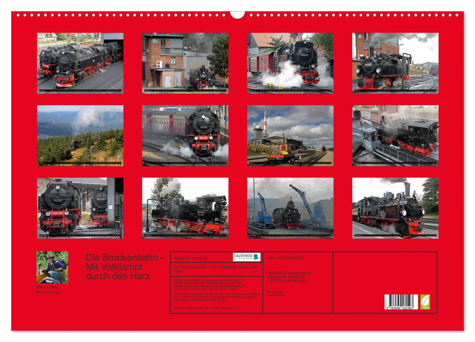 Die Brockenbahn - Mit Volldampf durch den Harz (CALVENDO Wandkalender 2027)