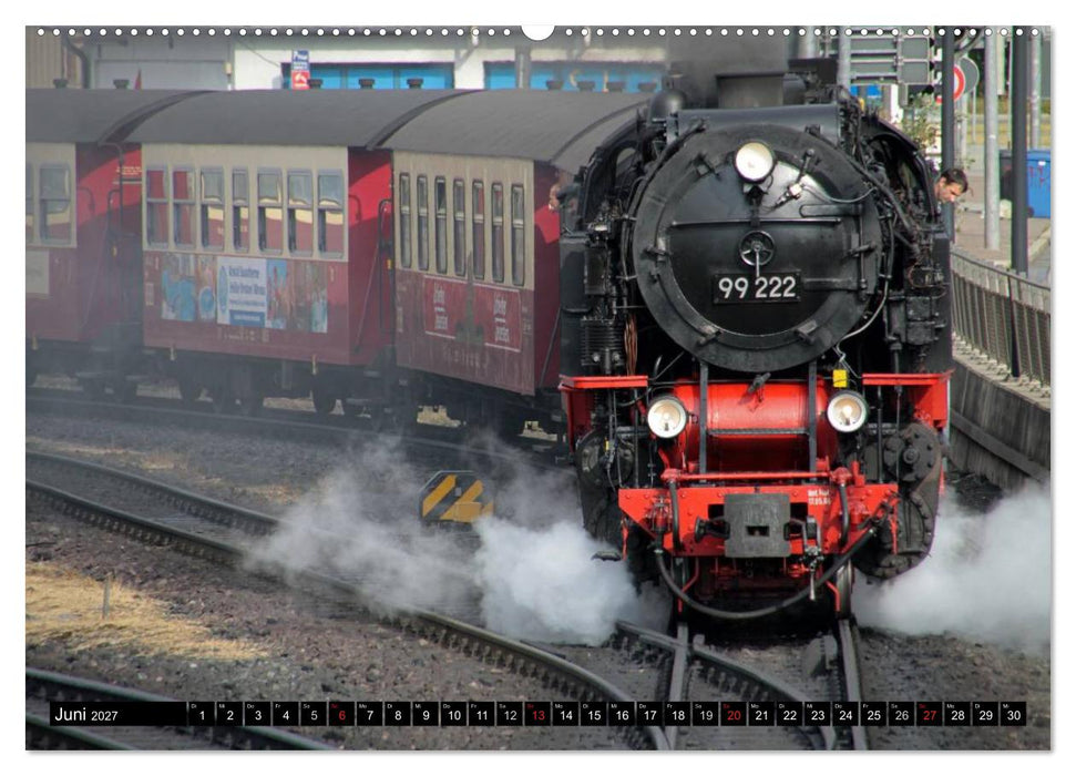 Die Brockenbahn - Mit Volldampf durch den Harz (CALVENDO Wandkalender 2027)