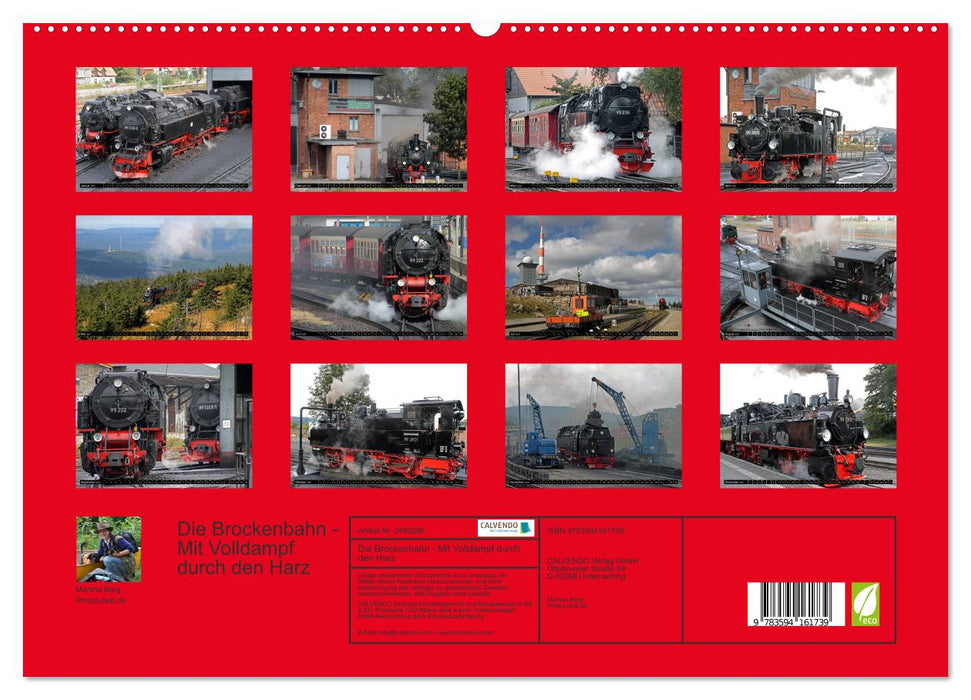 Die Brockenbahn - Mit Volldampf durch den Harz (CALVENDO Premium Wandkalender 2027)