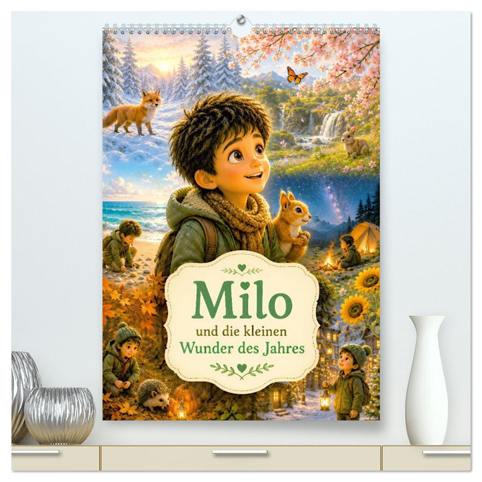 Milo und die kleien Wunder des Jahres (CALVENDO Premium Wandkalender 2027)