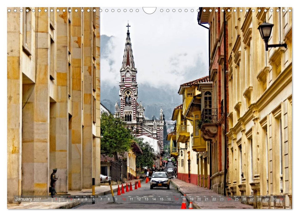 Colombia / UK-Version (CALVENDO Monthly Calendar 2027)