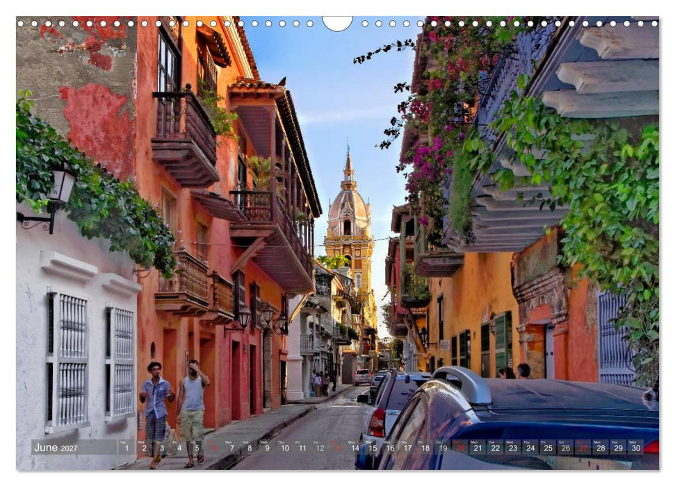Colombia / UK-Version (CALVENDO Monthly Calendar 2027)