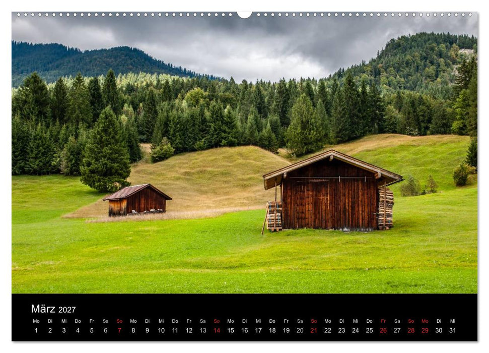 Traumlandschaft Werdenfelser Land - Teil II (CALVENDO Wandkalender 2027)