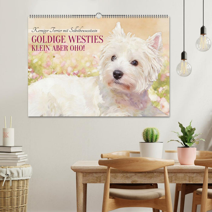 Goldige Westies - klein aber oho! (CALVENDO Wandkalender 2027)